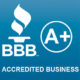 Better Business Bureau A+ badge